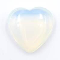Opalite Heart Carving [Small]