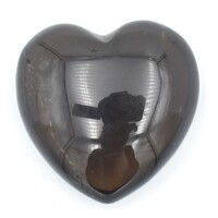 Smoky Quartz Heart Carving [Small]