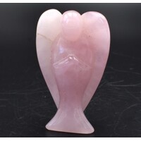 Rose Quartz Angel Carving [Large &#39;2&#39;]