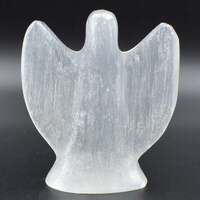 Selenite Angel Carving [Large]
