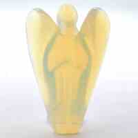 Opalite Angel Carving [Medium]
