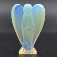 Opalite Angel Carving [Medium]