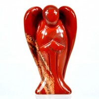 Rainbow Jasper Angel Carving [Medium]