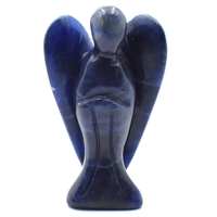 Sodalite Angel Carving [Medium]