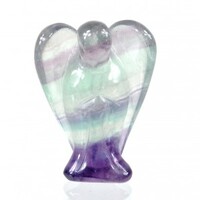 Rainbow Fluorite Angel Carving [Mini]