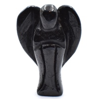 Black Tourmaline Angel Carving [Small]