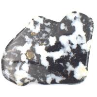 Black &amp; White Zebra Jasper Polished Piece