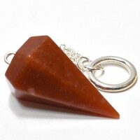 Red Aventurine Six Sided Pendulum