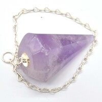 Amethyst Six Sided Pendulum