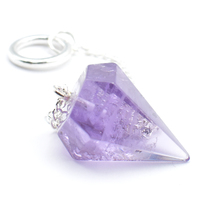 Amethyst Six Sided Pendulum