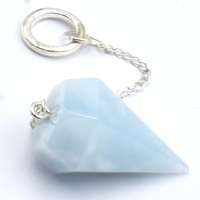 Aquamarine Six Sided Pendulum