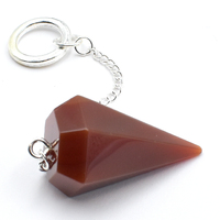 Carnelian Six Sided Pendulum