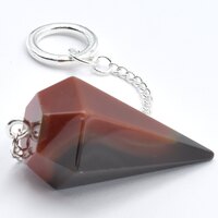 Carnelian Six Sided Pendulum [&#39;2&#39;]