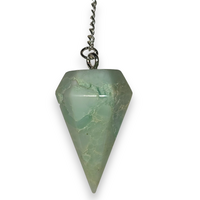 Green Chrysoprase Pendulum