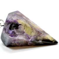 Charoite Six Sided Pendulum