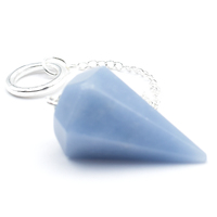 Angelite Six Sided Pendulum