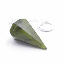 Nephrite Jade Six Sided Pendulum