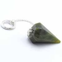 Nephrite Jade Six Sided Pendulum