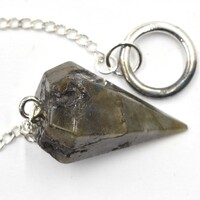 Labradorite Six Sided Pendulum