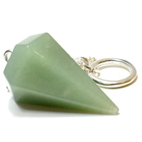 Green Aventurine Six Sided Pendulum