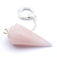 Rose Quartz Six Sided Pendulum