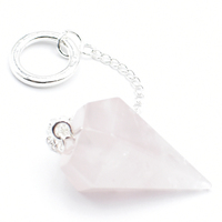 Rose Quartz Six Sided Pendulum [Type 3]