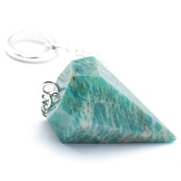 Russian Amazonite Six Sided Pendulum