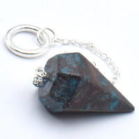 Chrysocolla Six Sided Pendulum