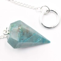 Chrysocolla Six Sided Pendulum