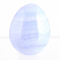 Blue Lace Agate Egg Carving