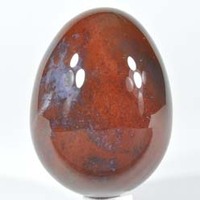 Bloodstone Egg Carving
