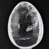 Clear Quartz Egg Carving