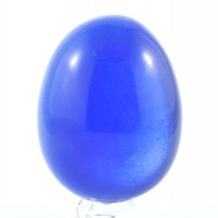 Blue Cat Eye Egg Carving