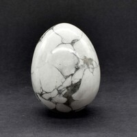 White Howlite Egg Carving