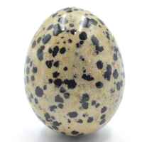 Dalmatian Jasper Egg Carving
