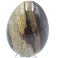 Silver Leaf Jasper Egg Carving