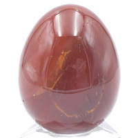 Red Mookaite Egg Carving