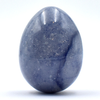 Blue Aventurine Egg Carving