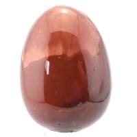 Red Mookaite Egg Carving