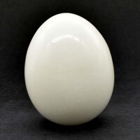 White Onyx Egg Carving