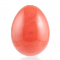 Strawberry Obsidian Egg Carving