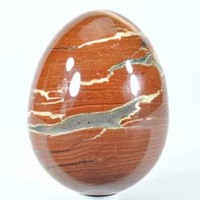 Rainbow Jasper Egg Carving