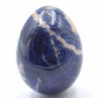 Sodalite Egg Carving