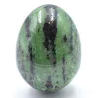 Ruby In Zoisite Egg Carving