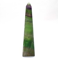 Rainbow Fluorite Obelisk
