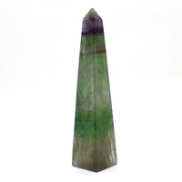 Rainbow Fluorite Obelisk