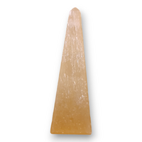 Peach Selenite Obelisk