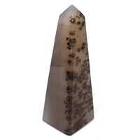 Moss Agate Obelisk