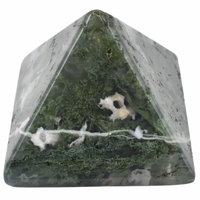 Green Moss Agate Pyramid [Size 3]