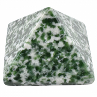 Green Spot Jade Pyramid [Size 3]